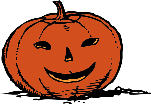 500x346 Scary Smiling Jack O Lantern Vector Graphics Public Domain Vectors