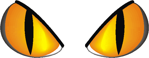 606x236 Scary Eyes Clipart Clipartlook