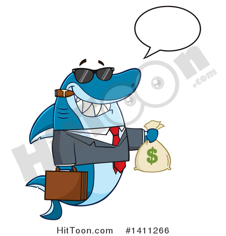 450x470 Money Shark Clipart