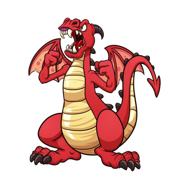 630x630 Scary Dragon Clipart