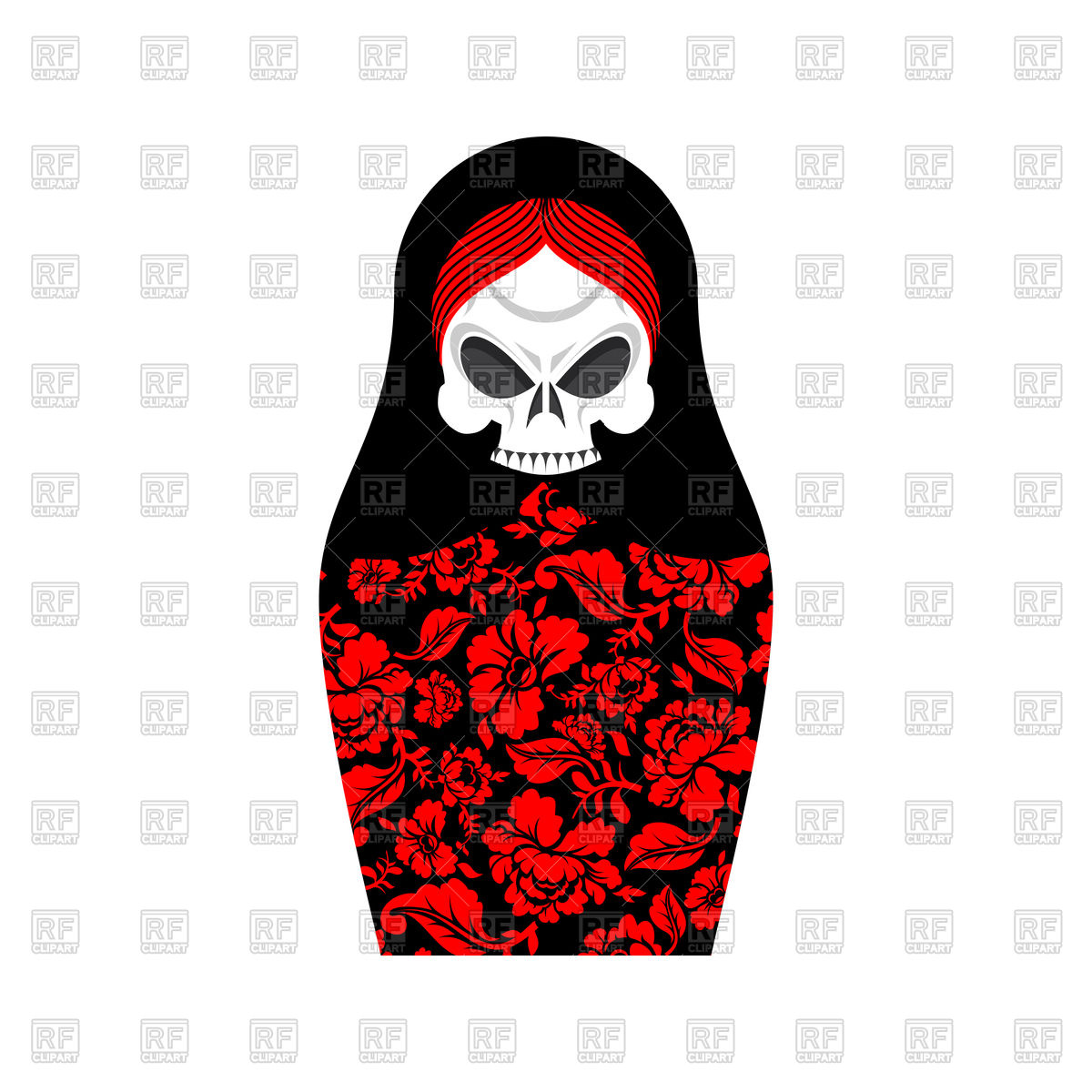 1200x1200 Matrioshka With Skull