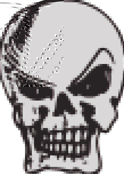 436x609 Skull, Mind, Amused, Evil, Wicked, Smiling, Skeleton, Grinning