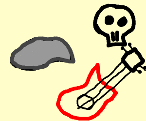 300x250 Spooky Scary Skeleton