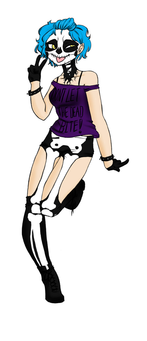 588x1360 Spooky Scary Skeletons By Chibi Bits