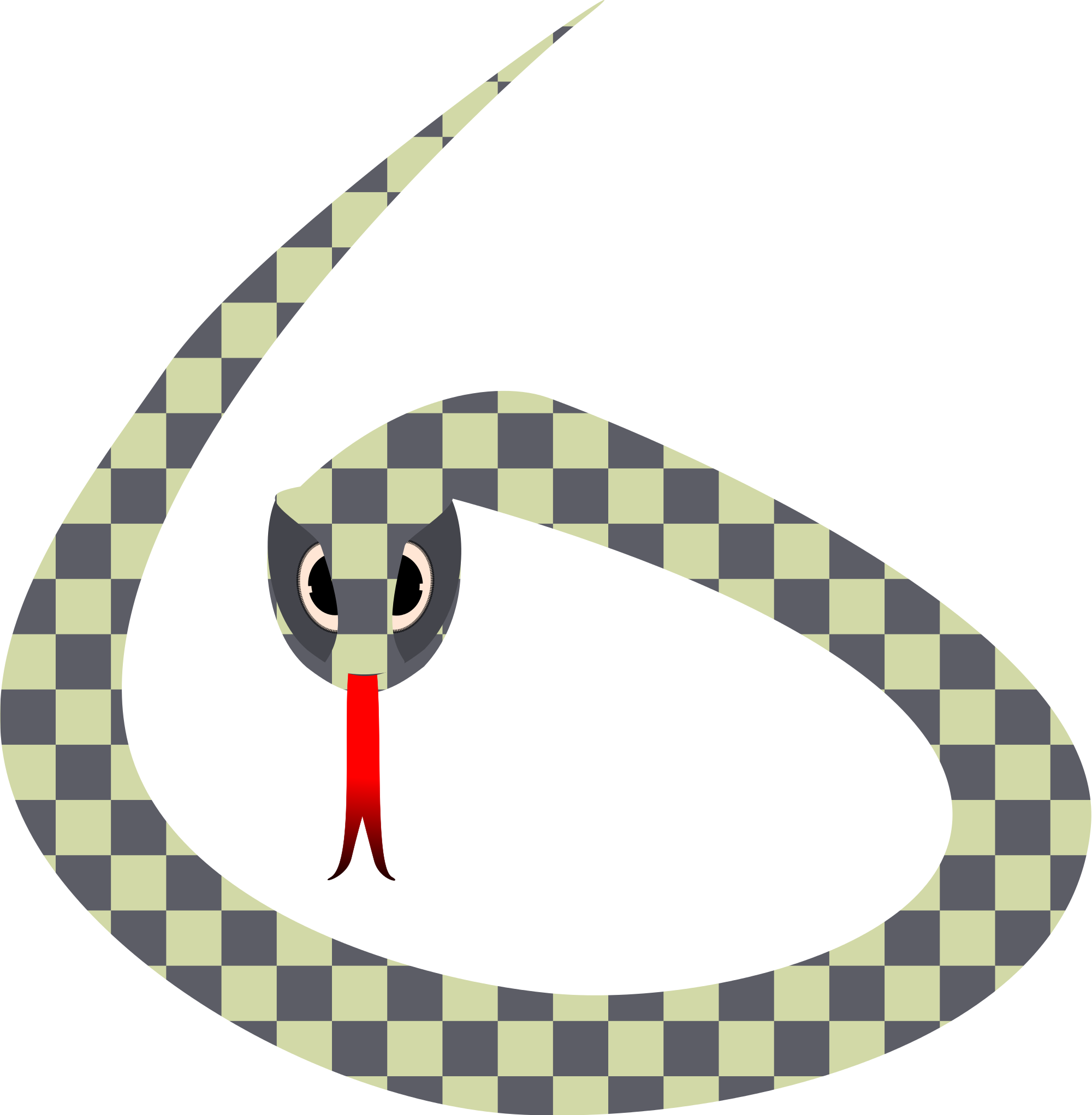 2000x2042 Garter Snake Clipart Vector Png