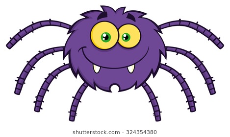 469x280 Cartoon Spider Image New Black Clip Art