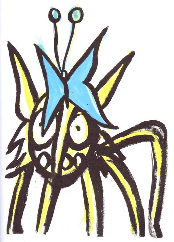 564x784 Tiger Spider Clipart