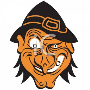 300x300 A Cartoon Of A Scary Witches Face