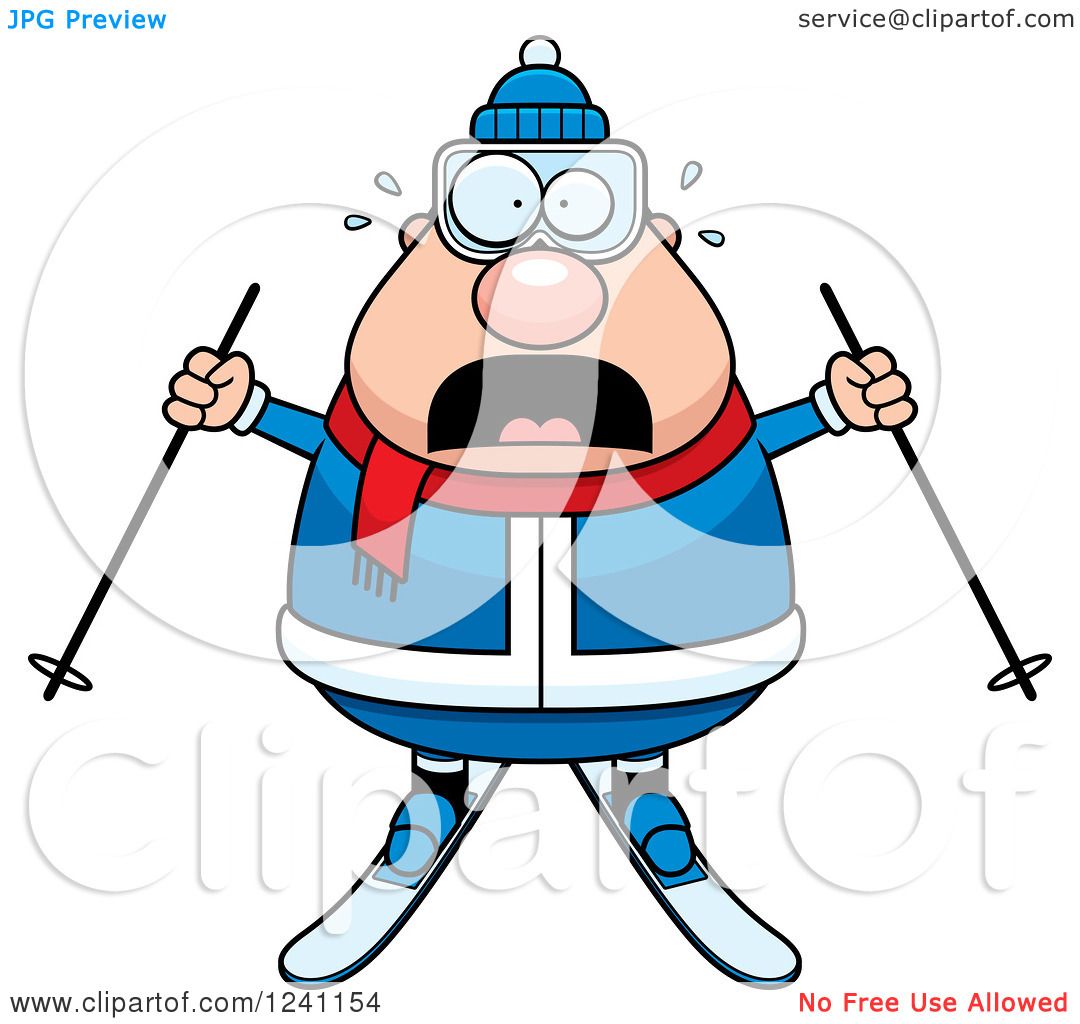 1080x1024 Scary Clipart Skiing