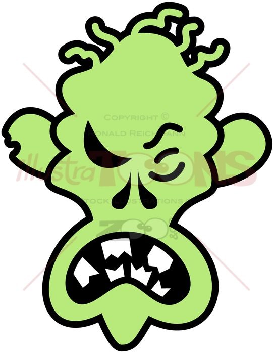 541x700 Scary Halloween Zombie Feeling Angry