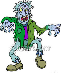 251x300 Scary Zombie Clipart