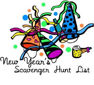 304x275 New Years Eve Scavenger Hunt List Free To Print Out
