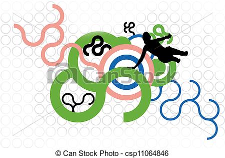 450x315 Clipart Body In Motion Free Drawing Of Abstract Scenery