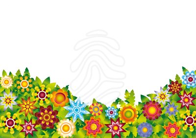 400x282 Flower Scenery Clipart
