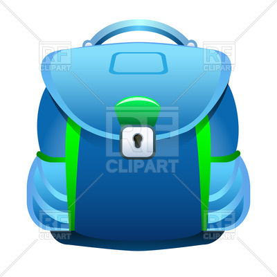 400x400 Blue School Bag