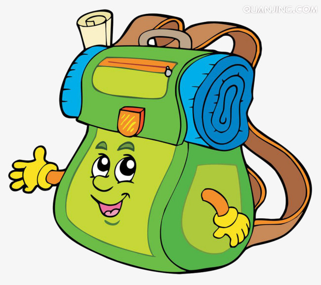 650x576 Cartoon Bag, School Bag, School Supplies, Cartoon Characters Png
