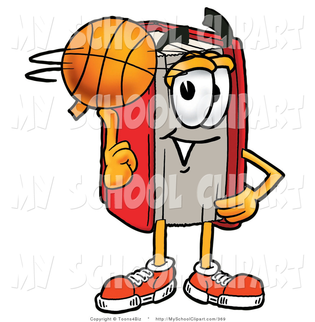 1024x1044 Clip Art Of An Athletic Red Book Mascot Cartoon Character Spinning