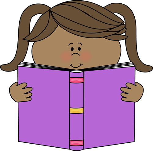 500x492 Little Girl Reading A Book Van A Tot Z , Het Alfabet