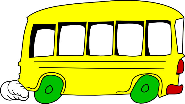 600x338 Cartoon Bus Clip Art