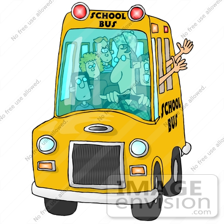 450x450 Full School Bus Clipart