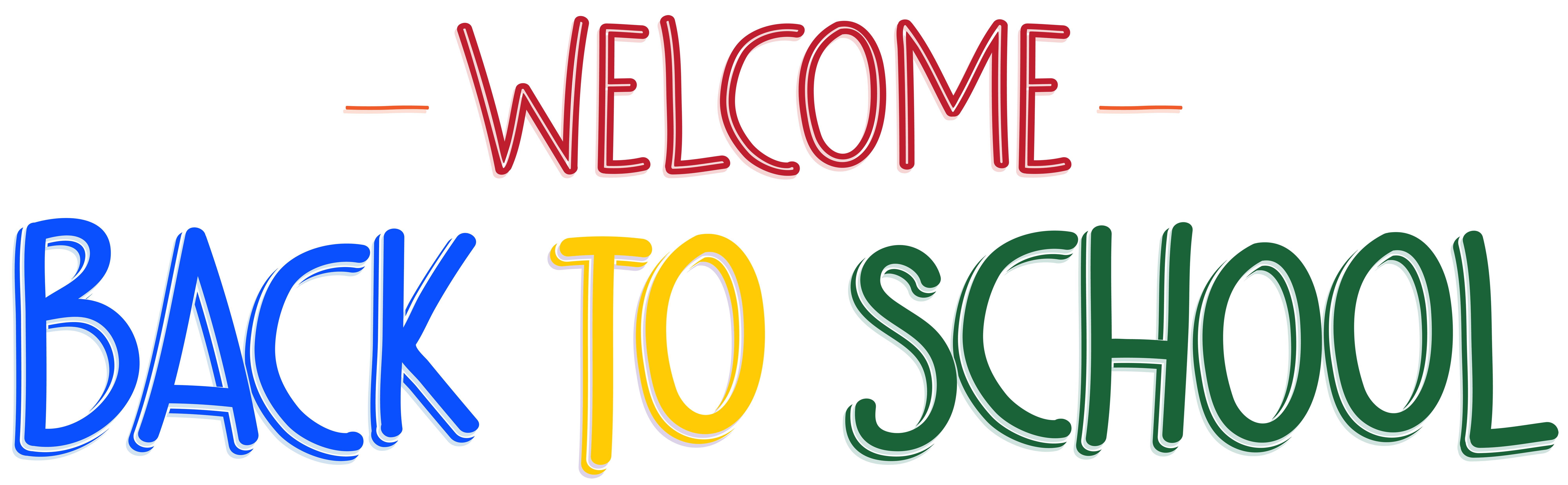 8000x2477 Welcome Back To School Png Clip Art Imageu200b Gallery Yopriceville