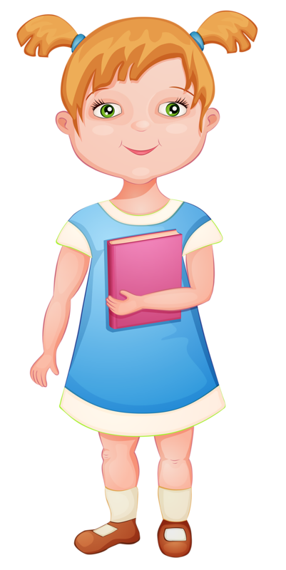 School Girl Clipart