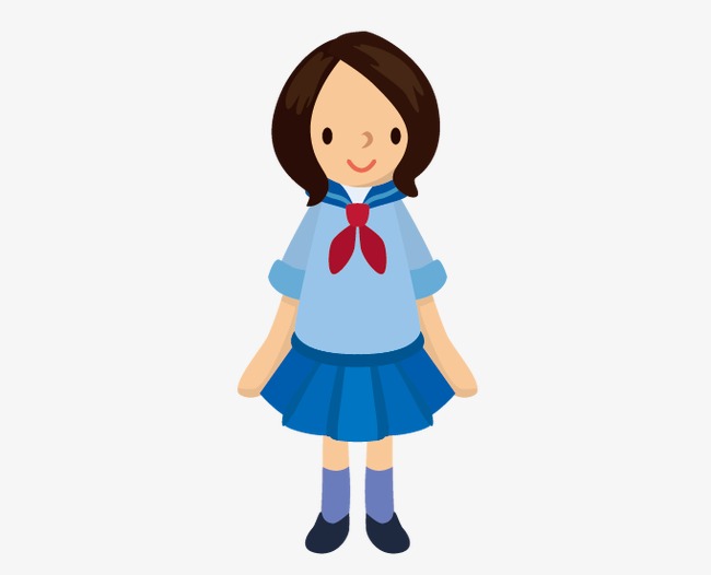 650x526 Middle School Girls, Cute Girl, Vector Girl Png And Vector