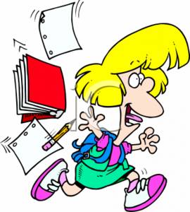 270x300 Collection Of Leaving The House For School Clipart High