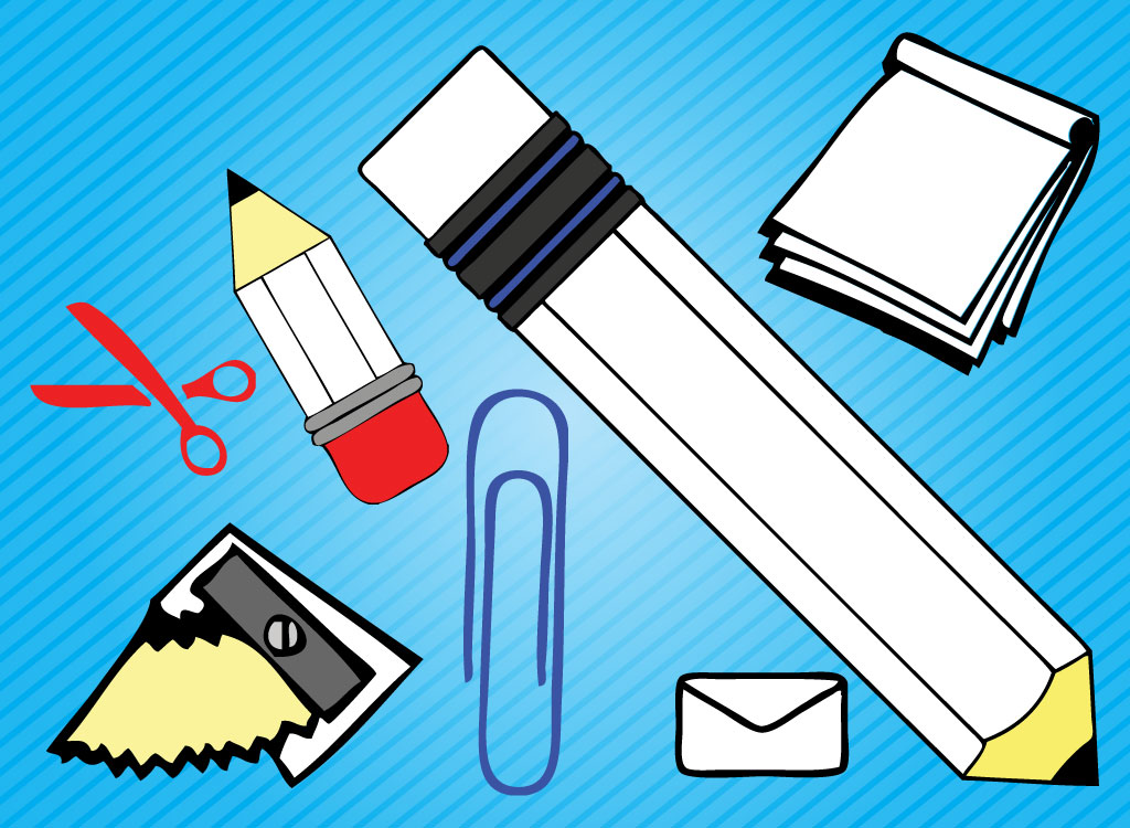 1024x750 Office Supplies Images Clip Art
