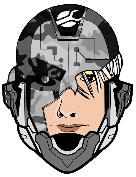 462x600 Science Fiction Face Clip Art