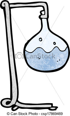 285x470 Cartoon Science Experiment Clip Art Vector