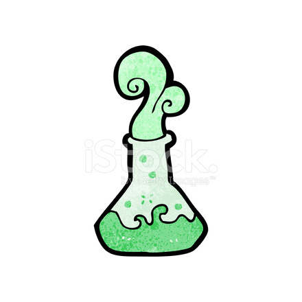 440x440 Cartoon Science Experiment Stock Vector