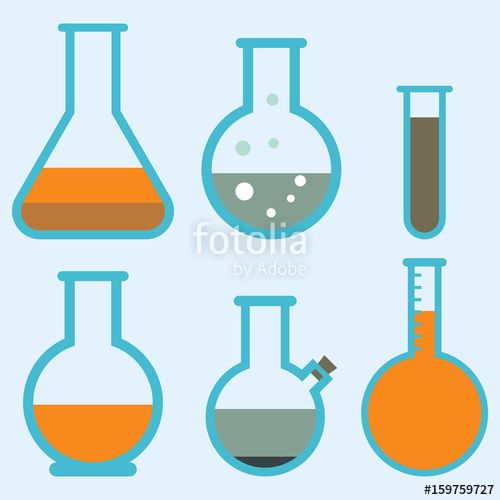 500x500 Lab Flask Test Medical Laboratory Scientific Biology Design