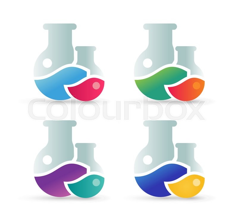 800x728 Laboratory Equipment Vector Icons Set. Lab Icons Isolated On White