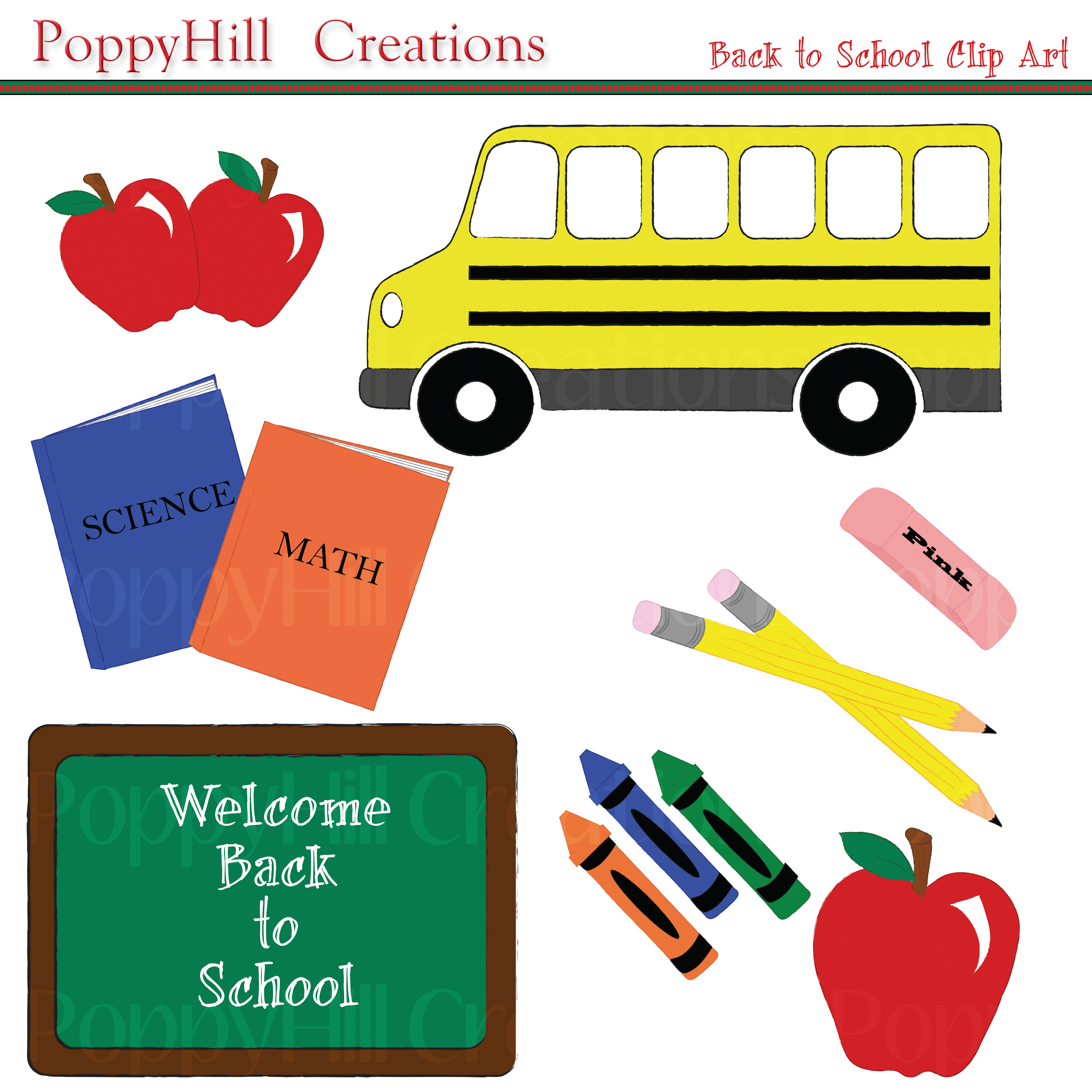 3600x3600 Teacher Tools Clipart
