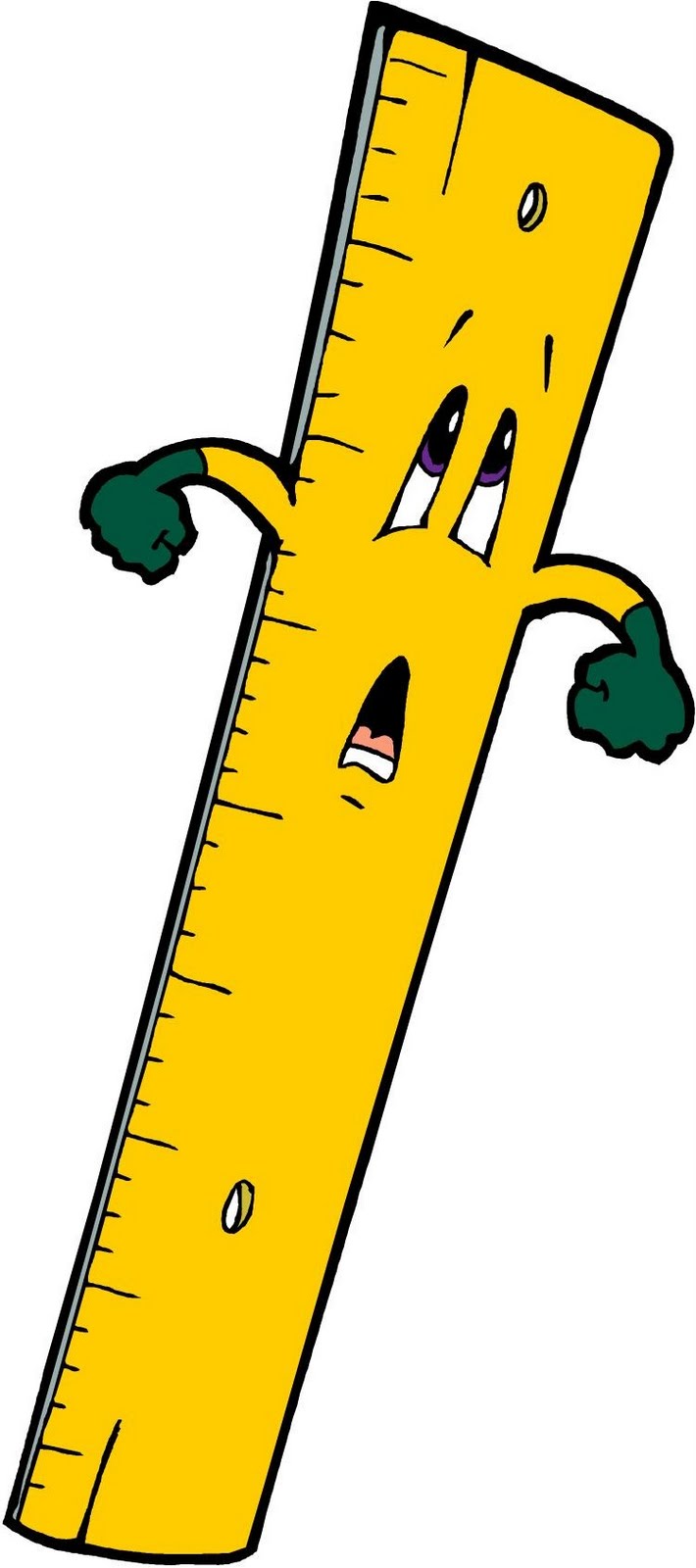 710x1600 Yellow Ruler Clipart