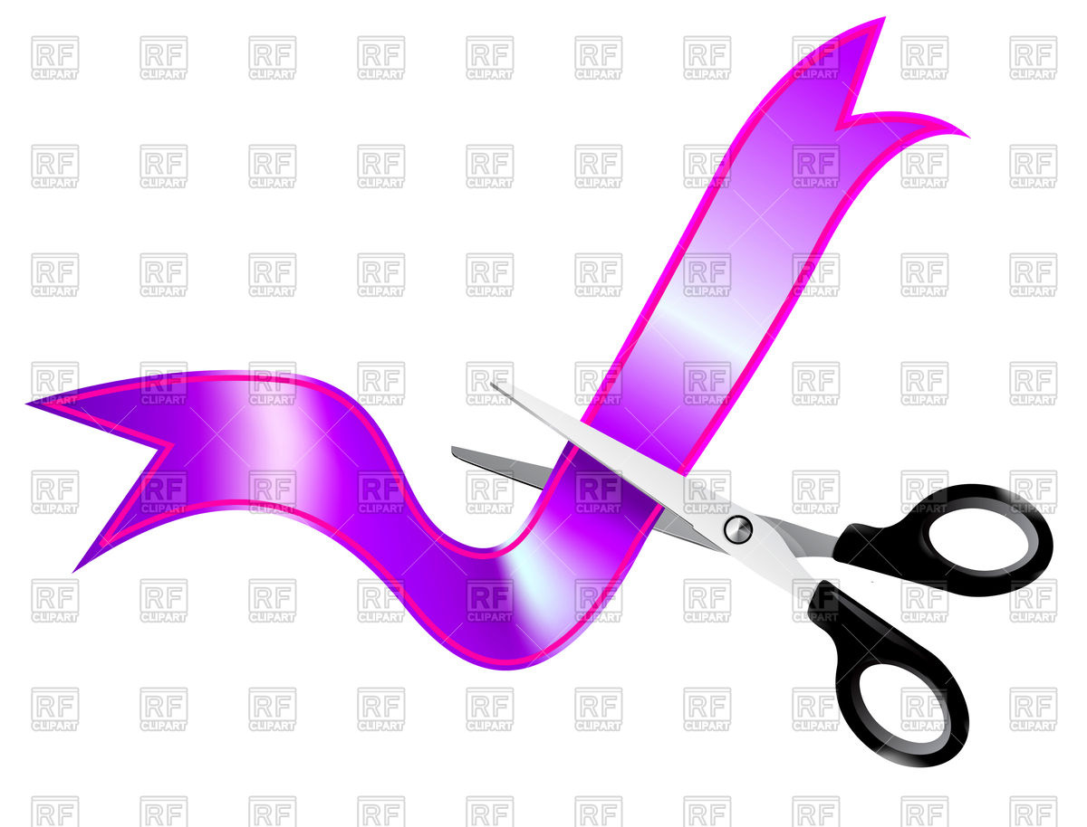 1200x914 Scissors Cutting Ribbon Royalty Free Vector Clip Art Image