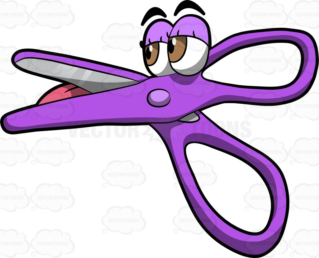 1024x829 A Kids Scissors Cartoon Cartoon Clipart Vector Toons