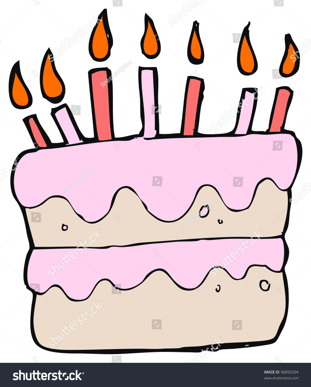 1289x1600 Magnificent Birthday Cake Drawing 4 Simple Clip Art Black