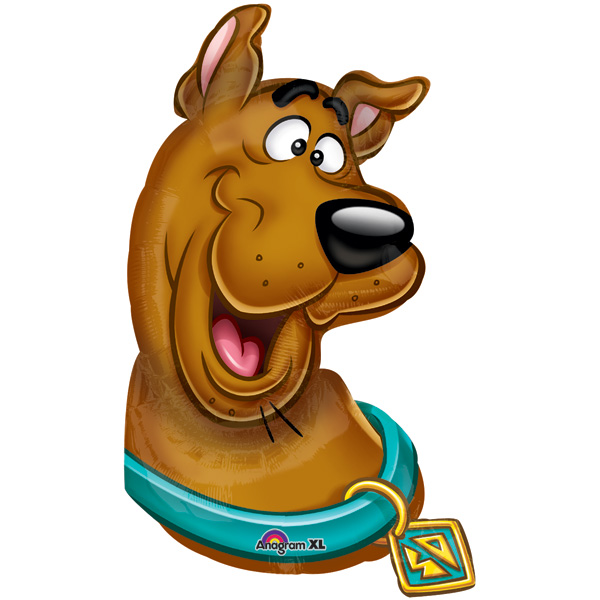 600x600 Scooby Head Supershape Foil Balloon