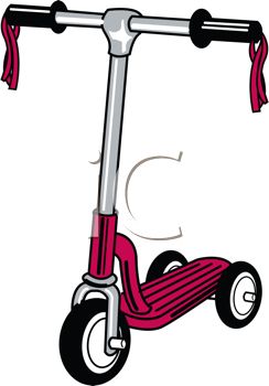 244x350 Retro Scooter Toy