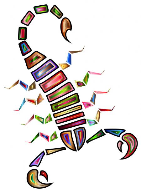 450x617 Scorpio Symbol Clipart