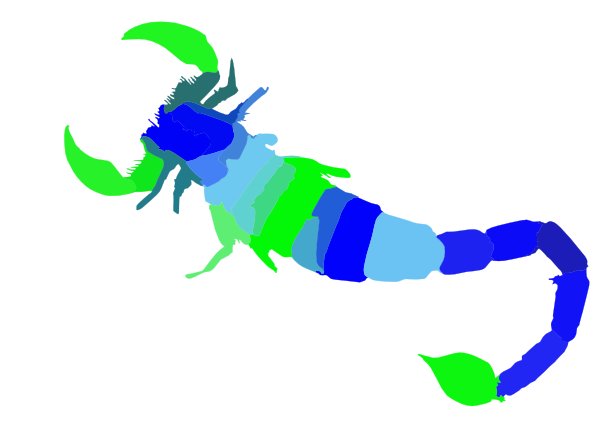 600x424 Scorpion Clip Art