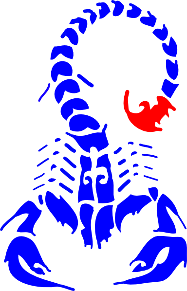 384x598 Scorpion Red Stinger Clip Art