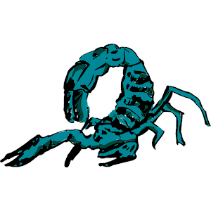 300x300 Scorpion Clip Art Vector Graphics