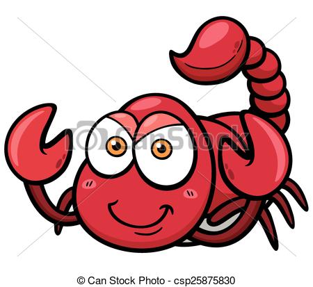 450x413 Vector Illustration Of Cartoon Scorpion Vectors