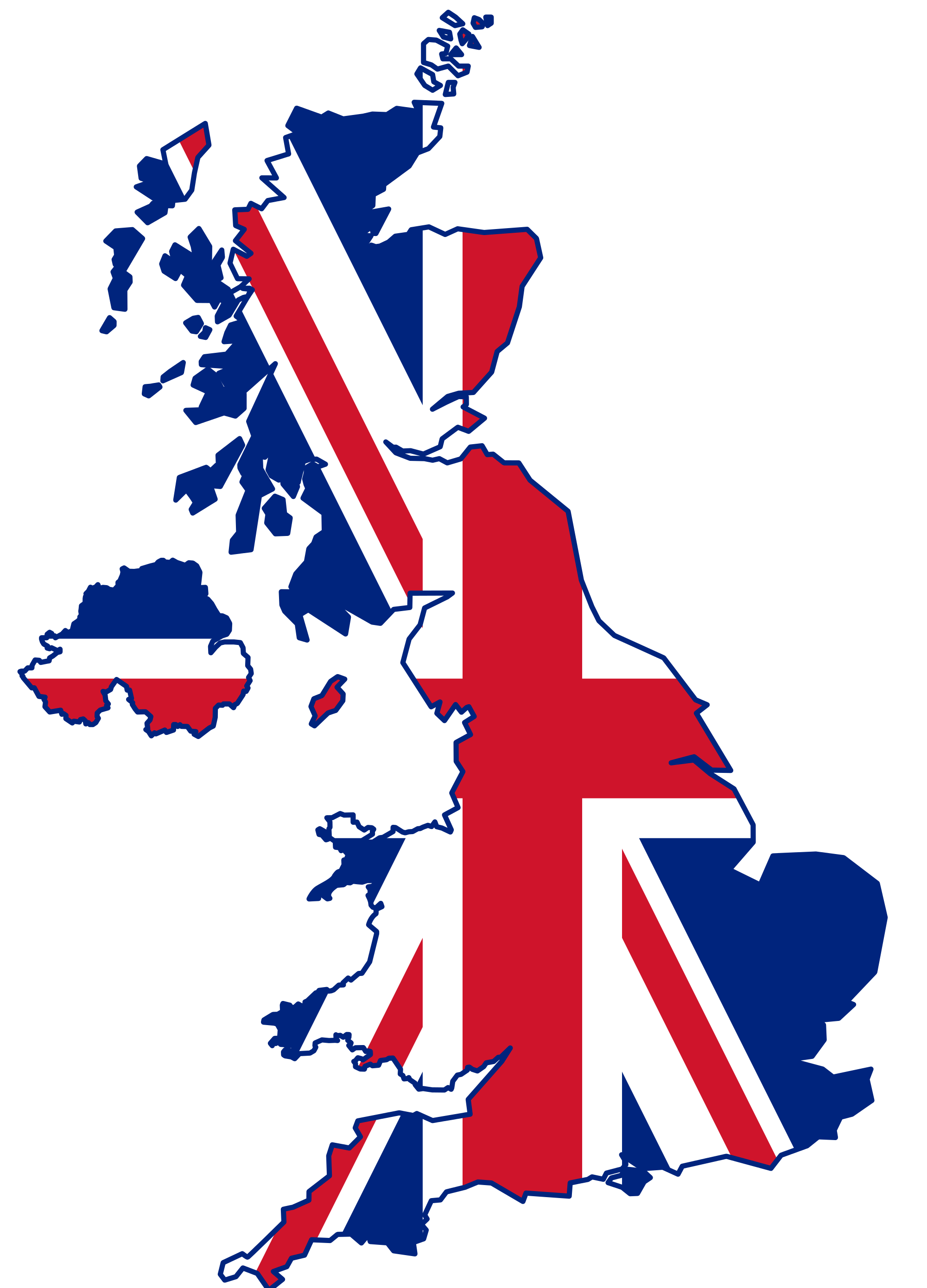 2000x2778 British Flag Clipart Northern Ireland