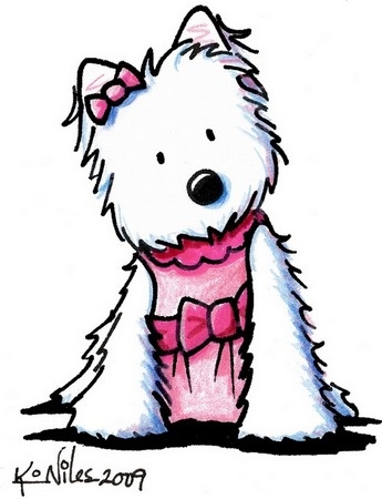 345x450 West Highland White Terrier Clipart