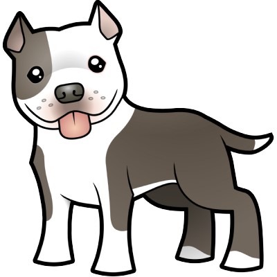 400x400 American Pit Bull Terrier Clipart
