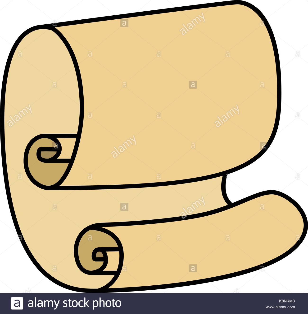 1300x1328 White Scroll Clipart